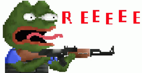 Pepe Reee Sticker - Pepe Reee Pepe The Frog - 发现和分享 GIF