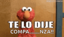 Elmo Te Lo Dije GIF - Elmo Te Lo Dije Encoger Hombros GIFs