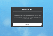 a computer screen displays a message that says " disconnected "