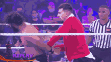Andre Chase Finisher GIF - Andre Chase Finisher Hammerlock Facebuster GIFs