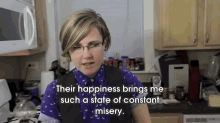 Forever Alone GIF - Hannah Hart My Drunk Kitchen Happiness GIFs