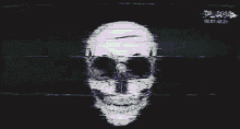Skull Glitch GIF