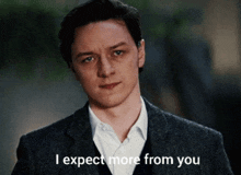 James Mcavoy Professor X GIF - James Mcavoy Professor X I Expect More From You GIFs