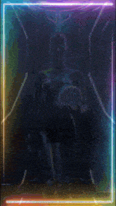 a woman in a futuristic outfit is holding a groove logo