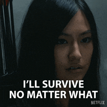 a netflix advertisement with a woman holding a bow and arrow