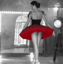 dance woman dancer red