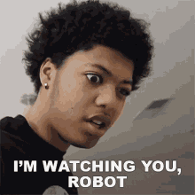 Im Watching You Robot Pjblase GIF - Im Watching You Robot Pjblase Watching Close GIFs
