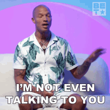 Im Not Even Talking To You Jeremy Meeks GIF - Im Not Even Talking To You Jeremy Meeks After Happily Ever After GIFs
