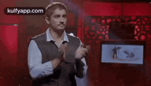 Clapping.Gif GIF - Clapping Siddharth Serious GIFs