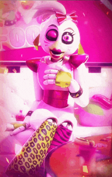 Glam Rock Chica GIF