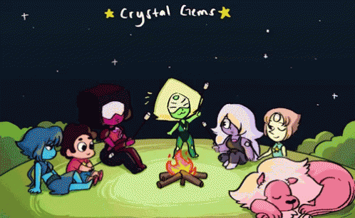 steven universe crystal gems gif