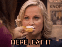 Feeding Parks And Rec GIF - Feeding Parks And Rec Parks And Recreation GIFs