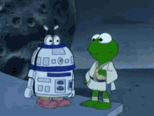 Muppet Babies Star Wars GIF - Muppet Babies Star Wars Kermit The Frog GIFs