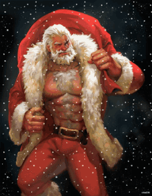 Santa Claus Santa GIF - Santa Claus Santa Santa Hunk GIFs