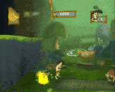 a video game is being played with a score of 4600 points