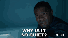 Why Is It So Quiet Commander Tom Adewole GIF - Why Is It So Quiet Commander Tom Adewole The Midnight Sky GIFs