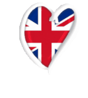 United Kingdom Royal Union Flag Sticker - United Kingdom Royal Union Flag Love Stickers