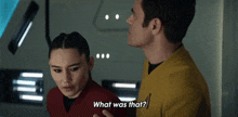 What Was That La'An Noonien Singh GIF - What Was That La'An Noonien Singh Lieutenant James T Kirk GIFs