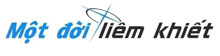 a blue and white logo that says một doi liem khiet on it