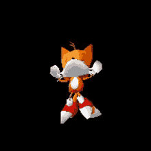 sonic r tails sonic the hedgehog sega saturn low poly