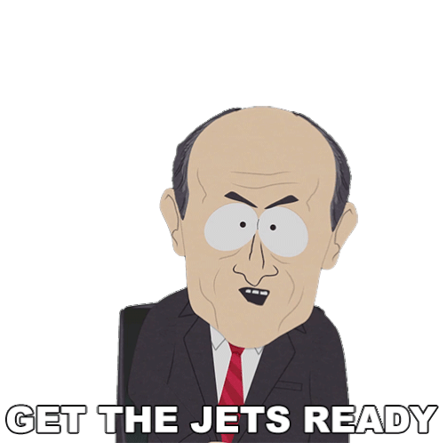 Get The Jets Ready Michael Chertoff Sticker - Get The Jets Ready Michael Chertoff South Park Stickers