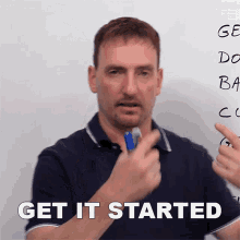 Get It Started Adam GIF - Get It Started Adam Learn English With Adam GIFs