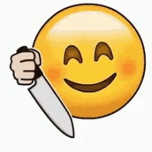 knife emoji smiley kill you