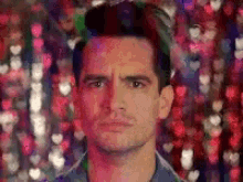 Panic At The Disco Brendon Urie GIF - Panic At The Disco Brendon Urie Look Around GIFs