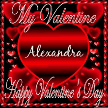 My Valentine Happy Valentines Day GIF - My Valentine Happy Valentines Day Alexandra GIFs
