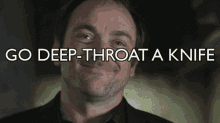 When Someone Asked Me Why I Don'T Use Facebook  GIF - Musings Ppffftt Crowley GIFs