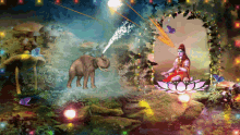 Lord Shiva Elephant GIF - Lord Shiva Elephant Lights GIFs