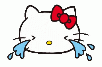 Hello Kitty Crying Sticker – Hello Kitty Crying So Sad – GIFlar bilan ...