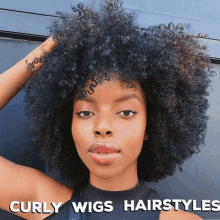 Curly Wigs Curly Lace Wig GIF - Curly Wigs Curly Lace Wig Curly Lace Front GIFs