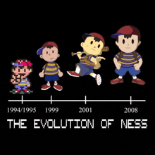 Ness Evolution GIF