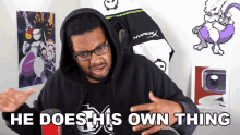He Does His Own Thing Wadi GIF - He Does His Own Thing Wadi Panda GIFs