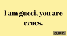 Cliphy Gucci GIF - Cliphy Gucci Crocs GIFs