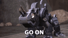 Go On Get Out Of Here Shoo Skrapit GIF - Go On Get Out Of Here Shoo Skrapit Dinotrux GIFs