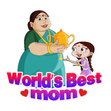 World'S Best Mom Chutki GIF - World'S Best Mom Chutki Chhota Bheem GIFs