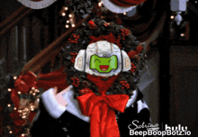 Beepboopbotz Christmas GIF - Beepboopbotz Christmas Wreath GIFs