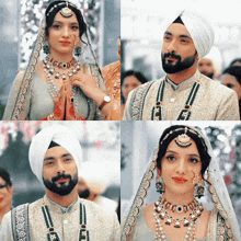 a bride and groom are posing for a picture