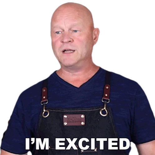 I'M Excited Michael Hultquist Sticker - I'M Excited Michael Hultquist Chili Pepper Madness Stickers