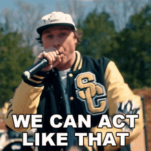 We Can Act Like That Derek Discanio GIF - We Can Act Like That Derek Discanio State Champs GIFs