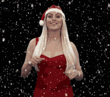 Linda Feliz Natal GIF - Linda Feliz Natal Loira GIFs
