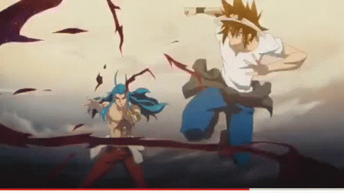 anime fight gif