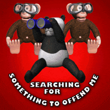 Searching For Offensive Stuff Panda Search GIF - Searching For Offensive Stuff Search Panda Search GIFs