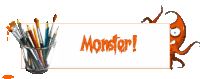 Orange Monster Animated Sticker Orange Drip Monster Sticker Sticker - Orange Monster Animated Sticker Orange Drip Monster Sticker Stickers