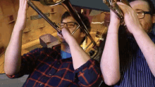 Playing Trombone Jacob Horn GIF