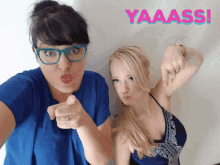 Yaaass Rachel And Molly GIF - Yaaass Rachel And Molly Molly And Rachel GIFs