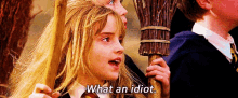 What An Idiot GIF - Harry Potter Hermoine Emma Watson GIFs