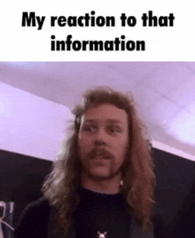 Metallica My Reaction To That Information GIF